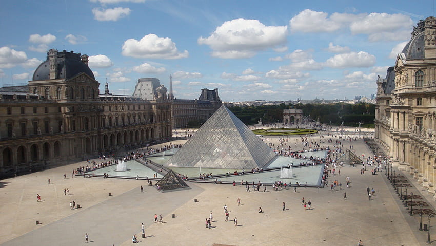 Museo del Louvre París fondo de pantalla