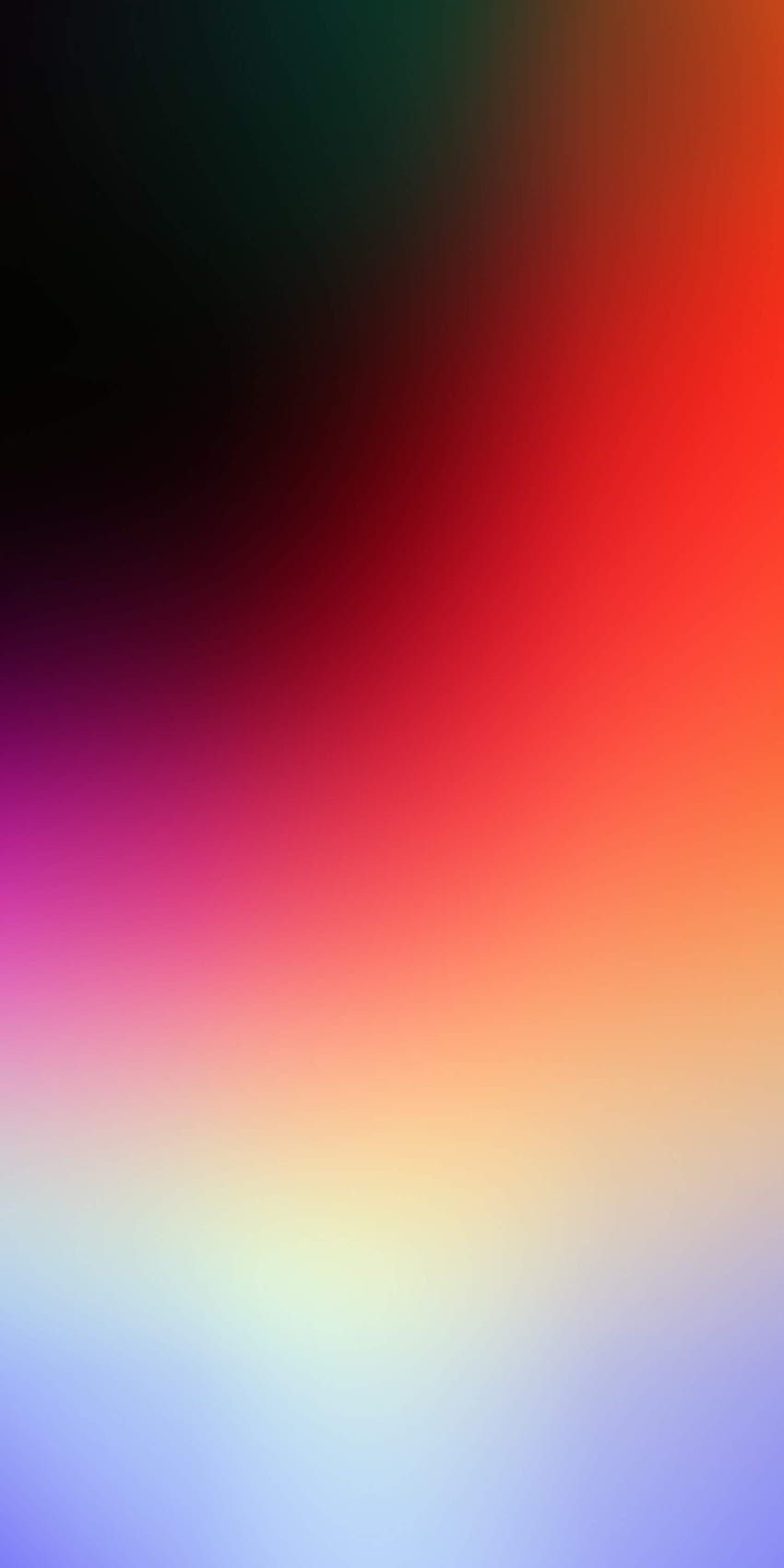 Blu, arancione, giallo, rosa: è sfocato. Telefono carta da parati, perdita di luce, iPhone, sfocatura mobile Sfondo del telefono HD