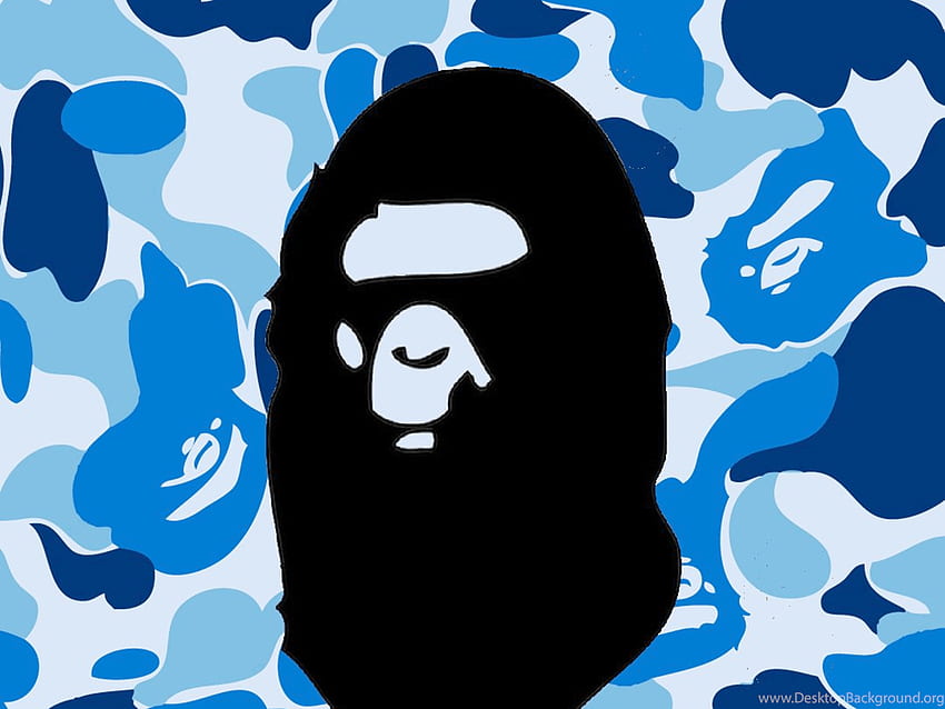 Bape Logo For iPhone 6 HiRe 8489, BAPE Blue HD wallpaper | Pxfuel