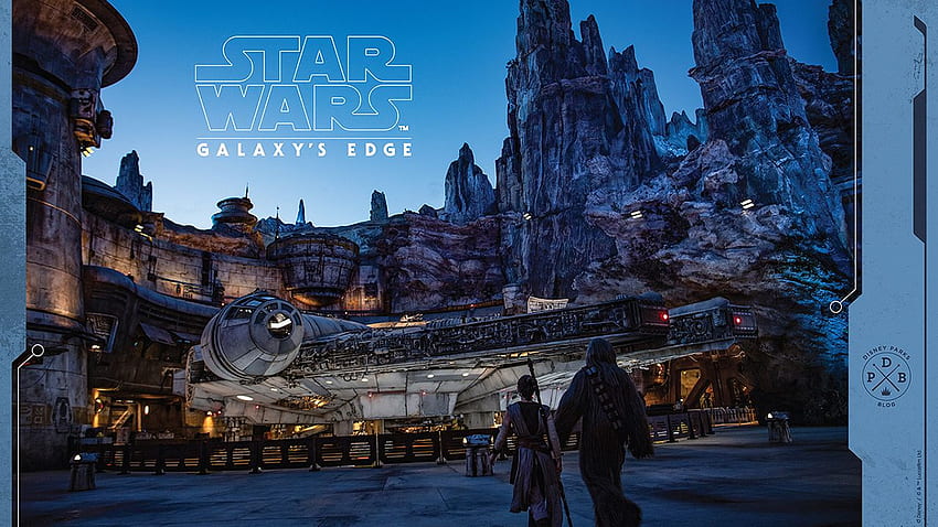 Yıldız Savaşları: Galaksinin Kenar Serisi – Rey ve Chewie. Disney Parkları Blogu HD duvar kağıdı