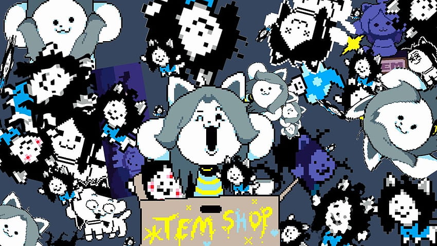 Temmie Awesome Undertale 이번 달 - Left of The Hudson HD 월페이퍼