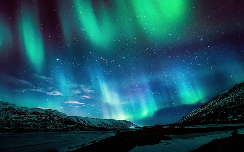 Aurora Borealis Kuzey Işıkları Macbook Pro Retina , , Arka Plan ve HD duvar kağıdı