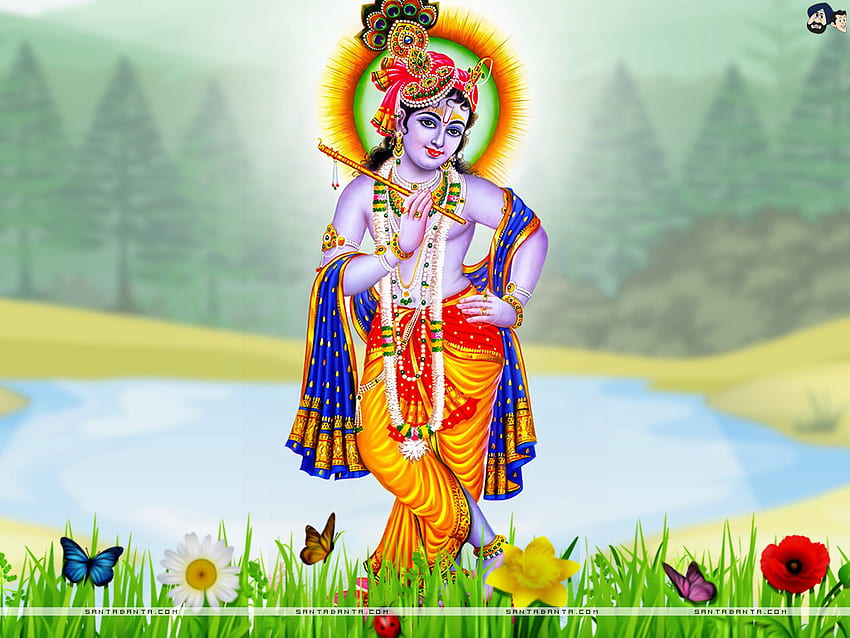 . . Ultra untuk & Seluler. Santa Banta, Lord Krishna PC Wallpaper HD
