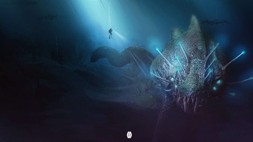 ArtStation - Deniz canavarı- Yaratık Konsepti, Marcus Whinney, Deniz İmparatoru Leviathan HD duvar kağıdı