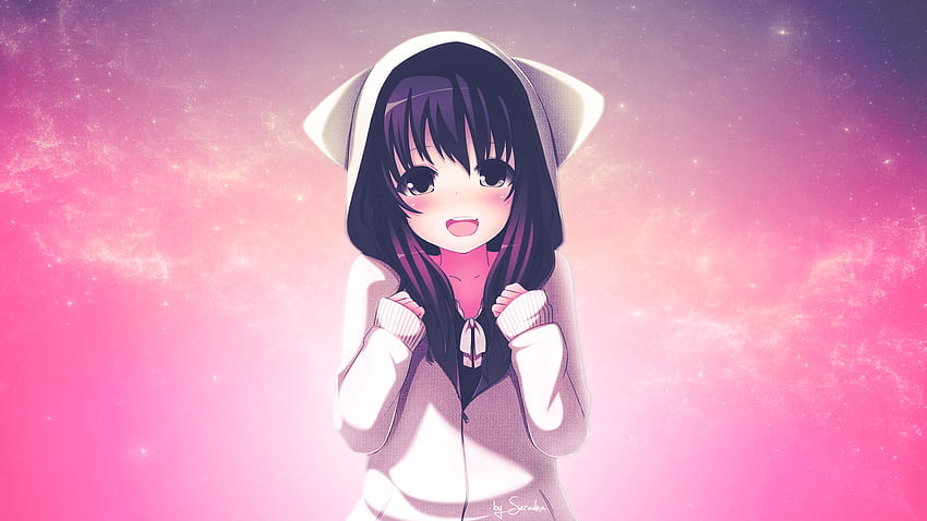 Kawaii Anime Girl, Cute Anime Girl Guitar HD wallpaper