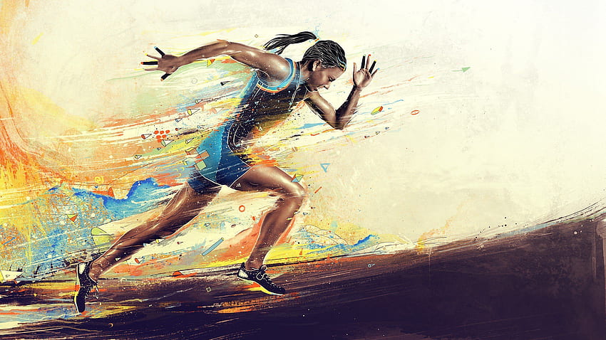Lari jarak jauh, sprint Wallpaper HD