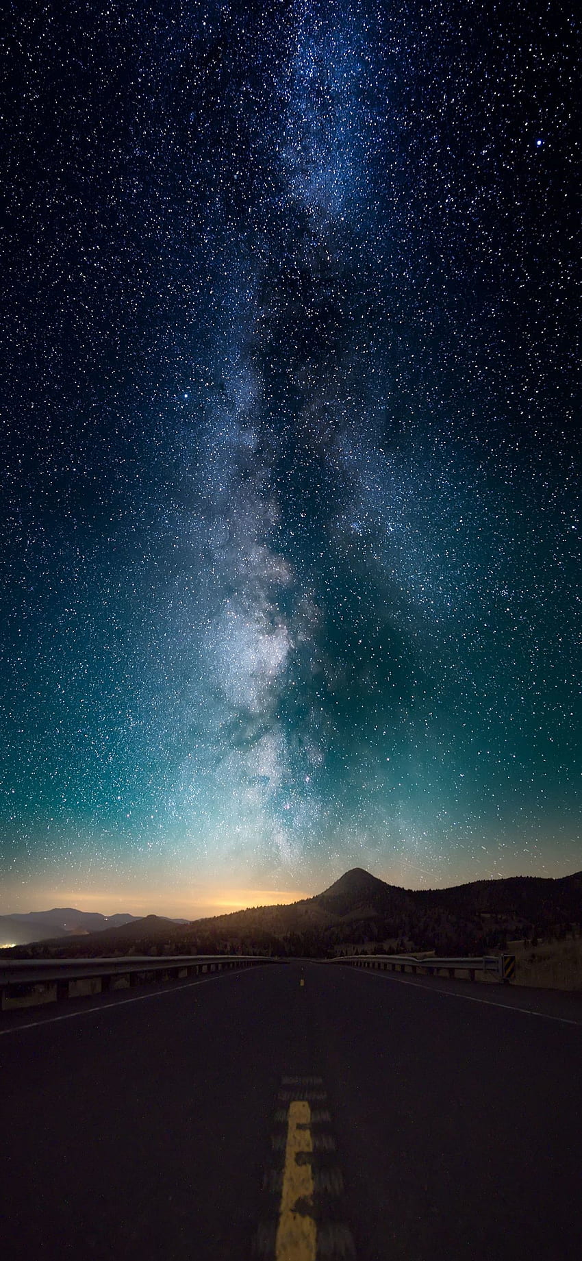Starry Sky, Night, Road, Milky Way, - โทรศัพท์ท้องฟ้ายามค่ำคืน , ทางช้างเผือก iPhone วอลล์เปเปอร์โทรศัพท์ HD