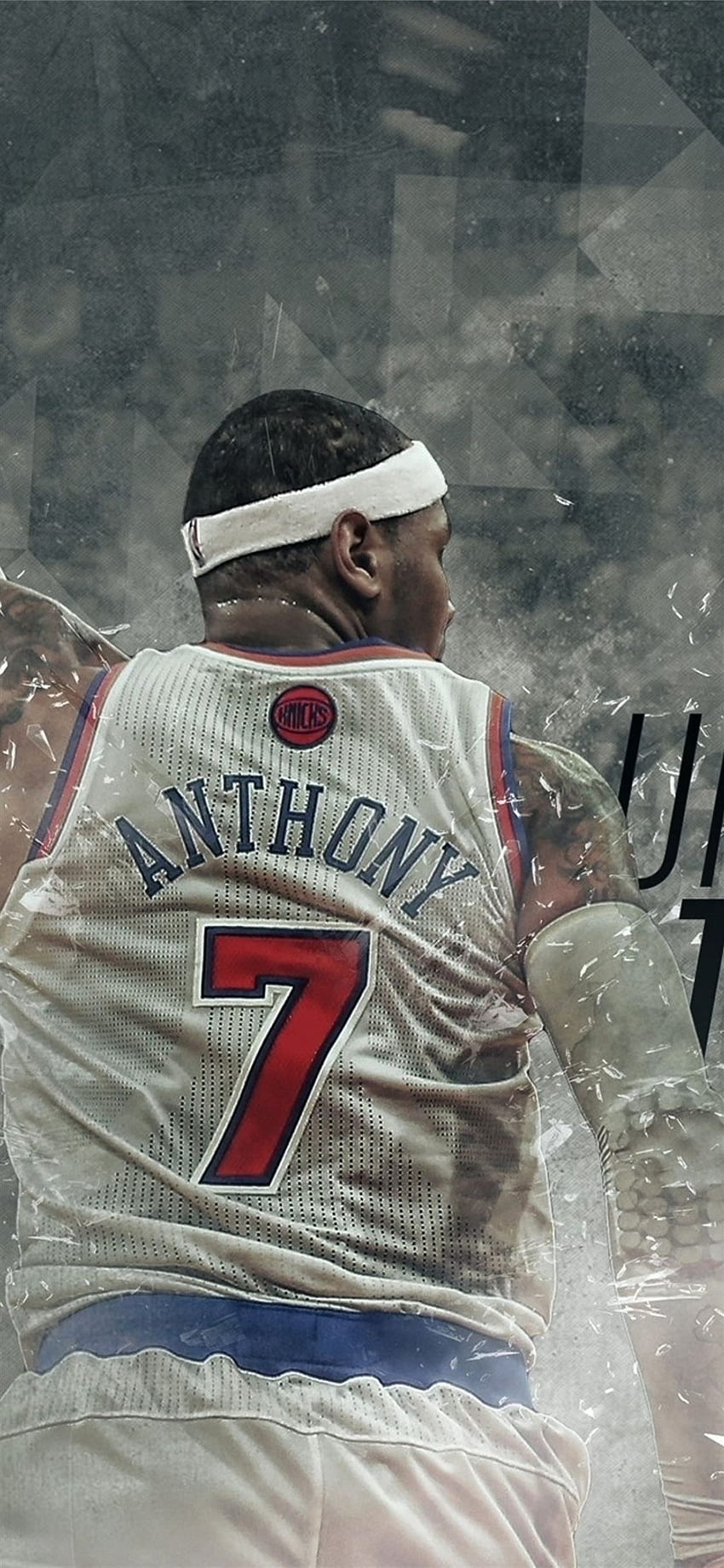 Carmelo Anthony New York Knicks Baloncesto iPhone 11 fondo de pantalla del teléfono