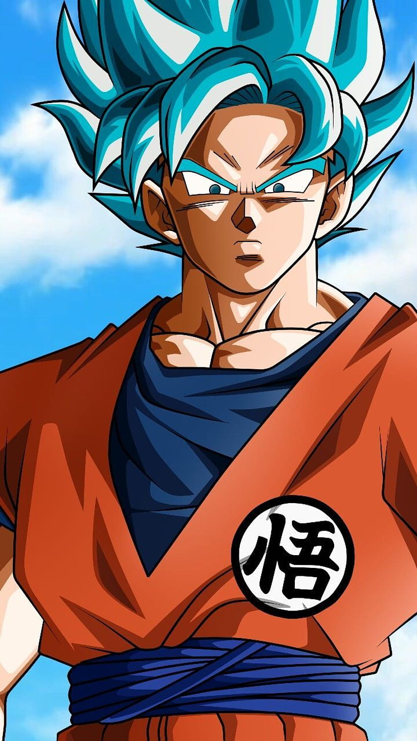 SSJ Blue . Dragon Ball Z GT SUPER. Blue, Blue Super Saiyan Goku HD phone  wallpaper