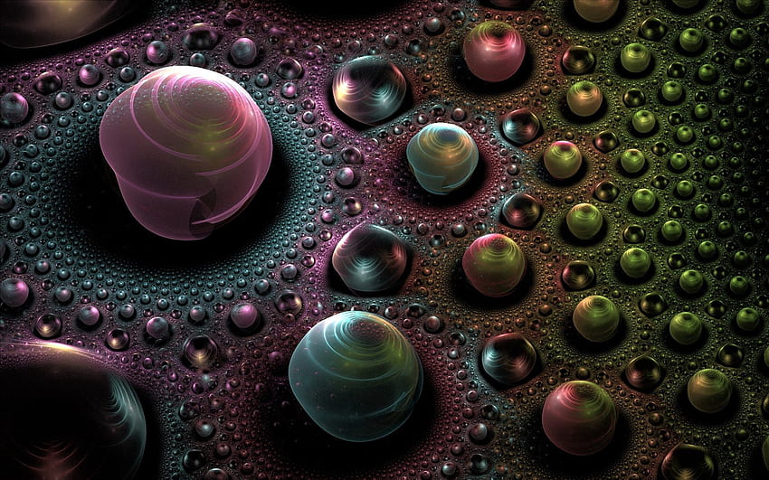 Abstract, Background, Dark, Stains, Spots, Balls HD wallpaper