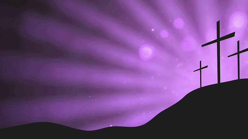 Purpurroter Hintergrund der Karwoche -, purpurrote Kirche HD-Hintergrundbild