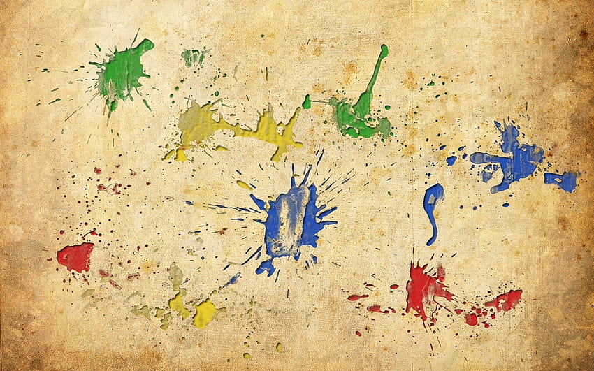 Paint, Abstract, Background, Stains, Spots, Paper, Blots HD wallpaper
