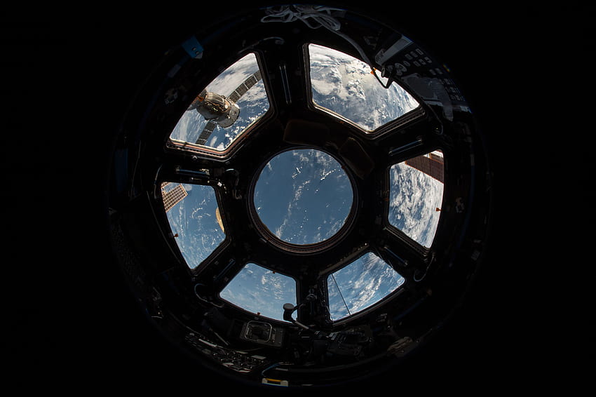 Universe, Overview, Review, Porthole, View, Spaceship HD wallpaper