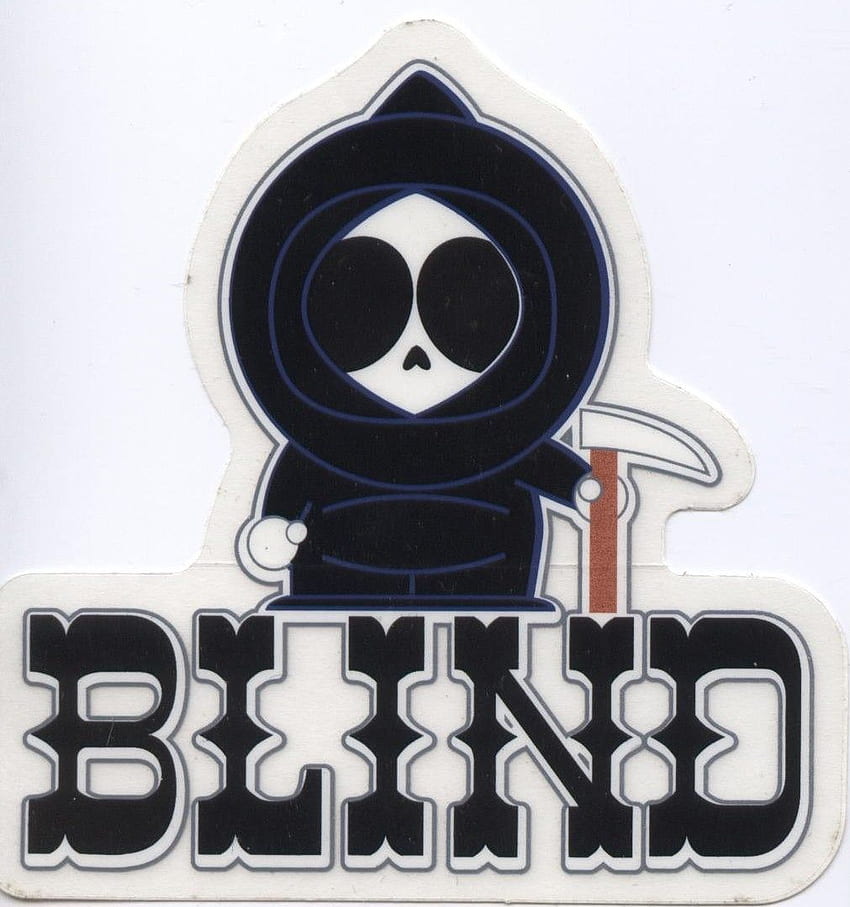 Blind Skateboards Kenny Reaper Sticker South Park. Blind skateboards, Skateboard stickers, Skateboard logo HD phone wallpaper