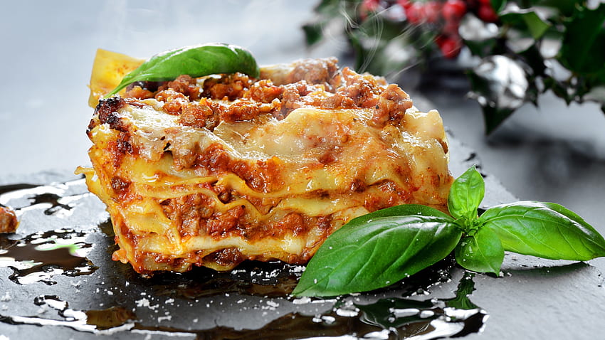 Lasagna, Vegetable for U TV HD wallpaper