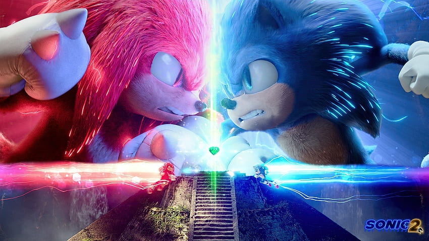 Knuckles the Echidna x Sonic the Hedgehog Sonic the Hedgehog 2 HD wallpaper