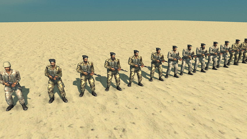 Iracka gwardia republikańska - Conflict: Desert Storm II Remastered mod do gry Ravenfield Tapeta HD