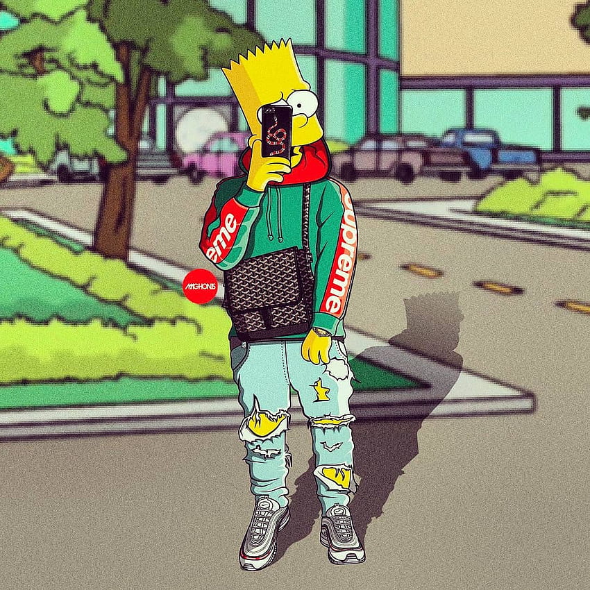 Bart hypebeast, louis vuitton, bape, off white, yeezy, rolex, art