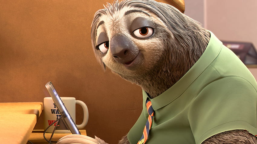 Zootopia, sloth, Film Animasi Terbaik 2016, kartun Wallpaper HD
