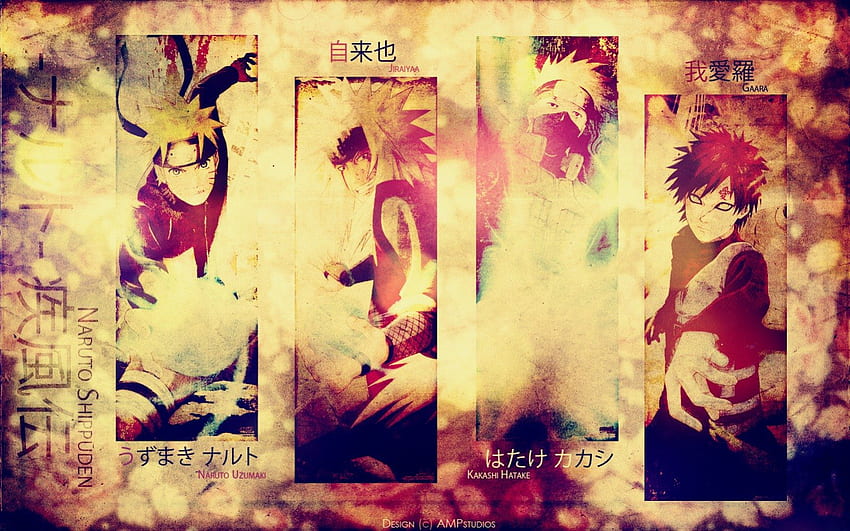 Naruto Men, colorful, anime, awesome, boys HD wallpaper