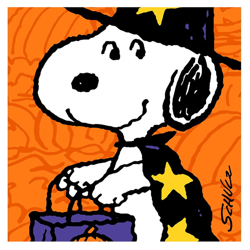 Snoopy de Halloween, Cacahuetes Halloween iPhone fondo de pantalla del teléfono