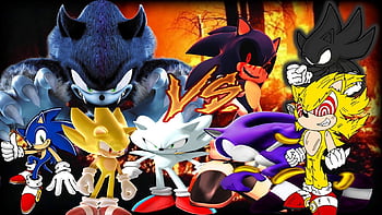 Shadow Super Dark Sonic  1024x768 PNG Download  PNGkit