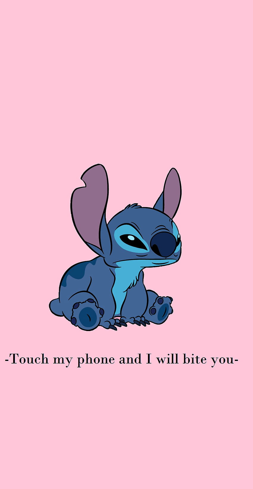 Point. Iphone drôle, ne touchez pas mon téléphone, iphone de dessin animé, Stitch Aesthetic Fond d'écran de téléphone HD