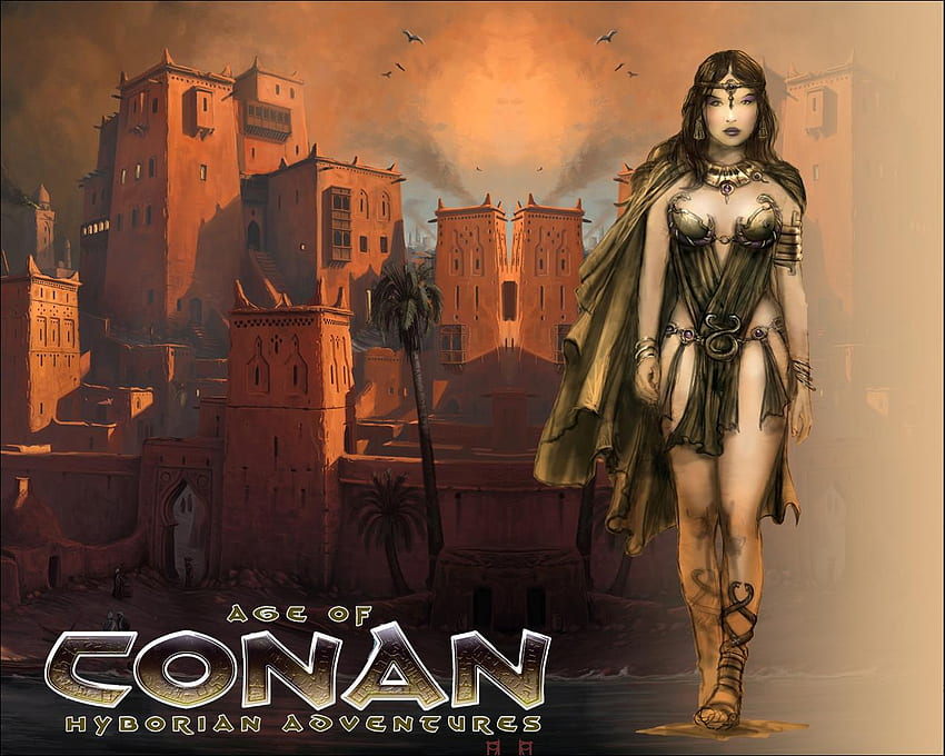 Age of Conan: Hyborian Adventures vdeo game HD wallpaper