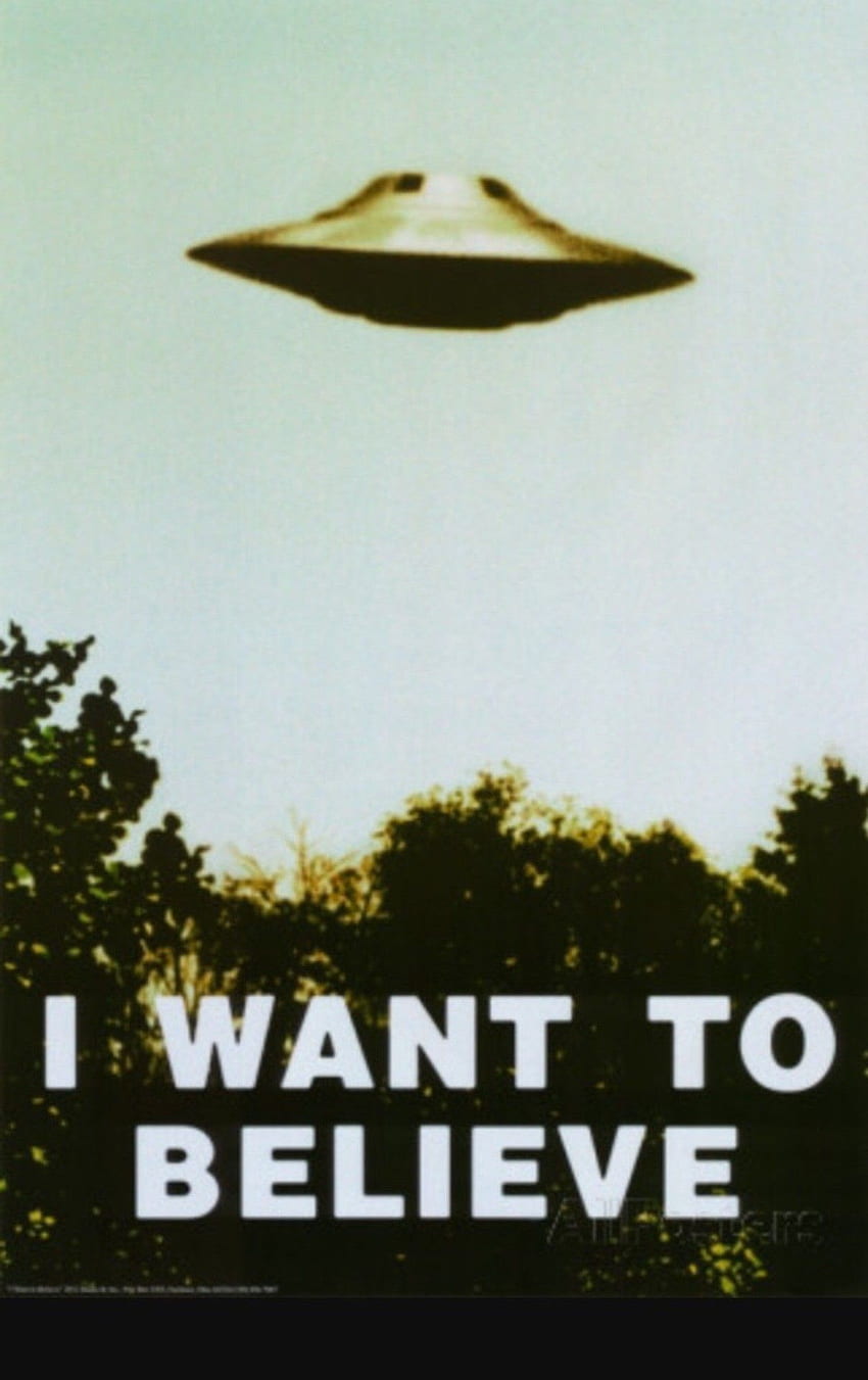 I Want to Believe HD phone wallpaper