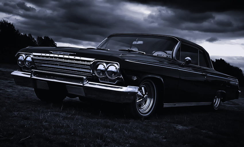 Zendha: Chevy Impala-Logo, 64 Impala HD-Hintergrundbild