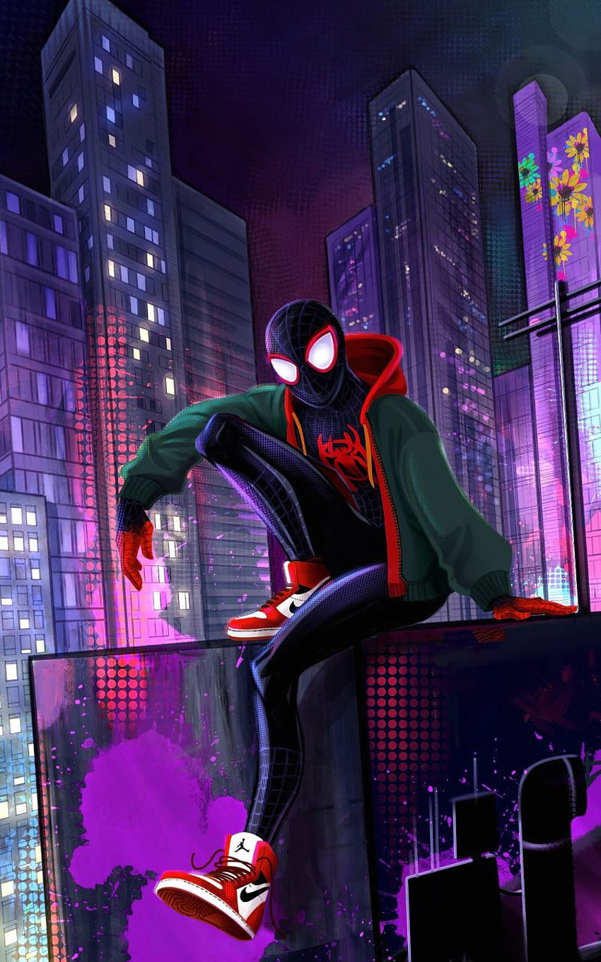Spiderman Miles Morales - & Background HD phone wallpaper