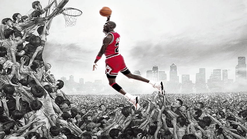 Jordan Dunk, Michael Jordan Slam Dunk HD wallpaper