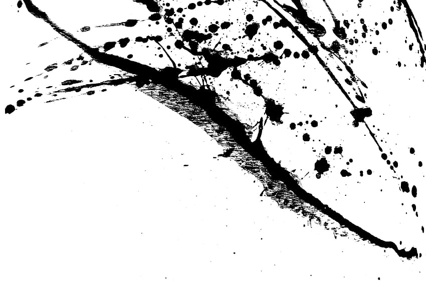 잉크 튄, 검정 아크릴 페인트 얼룩 HD 월페이퍼