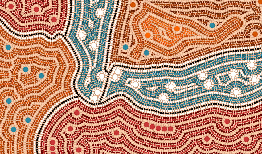 Seni Aborigin Wallpaper HD