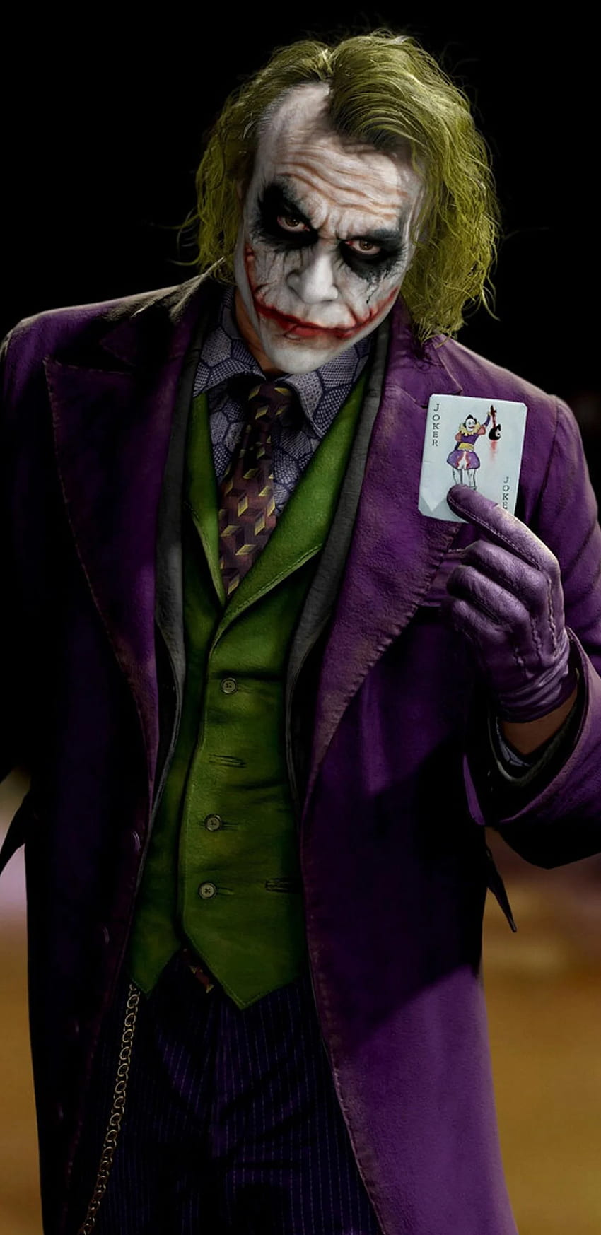 Joker (Heath Ledger) 3D HD telefon duvar kağıdı