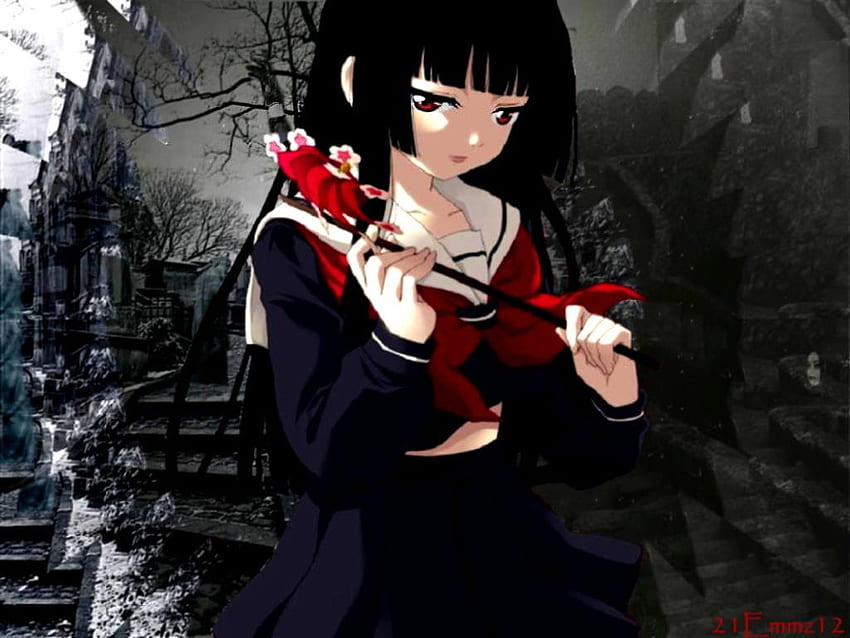 Jigoku Shoujo, Enma, Anime, ai HD-Hintergrundbild