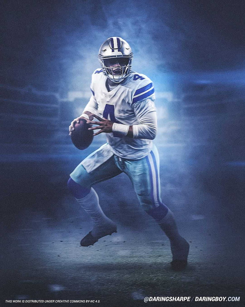 Dak Prescott, Spieler der Dallas Cowboys HD-Handy-Hintergrundbild