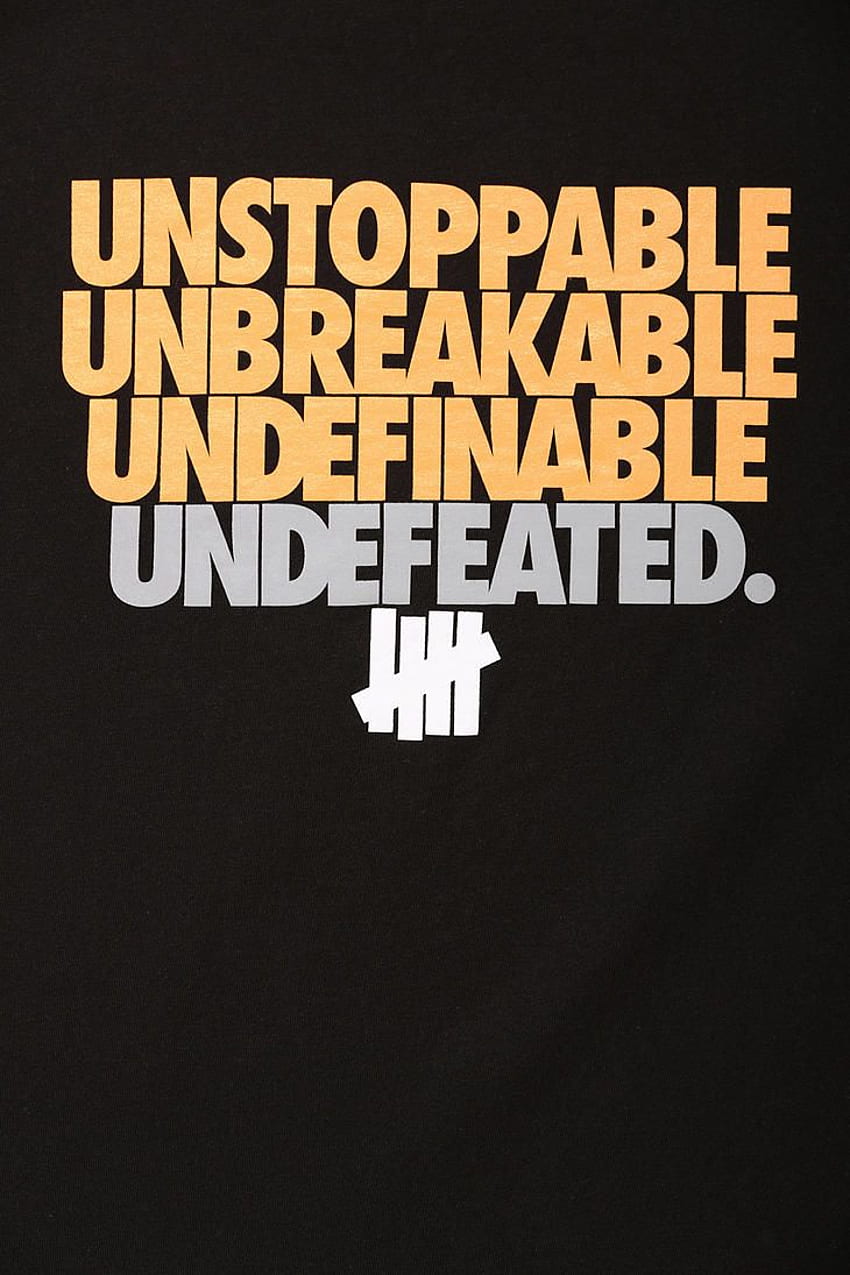 Lyst - Urban Outfitters Undefeated Unstoppable Siyah Tişört, Undefeated Giyim HD telefon duvar kağıdı