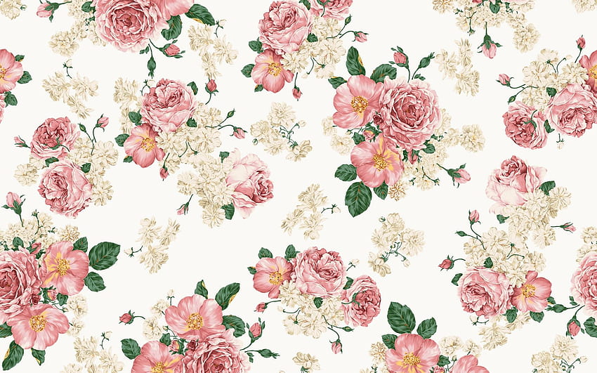Vintage Floral background cool full, Retro Flower HD wallpaper | Pxfuel