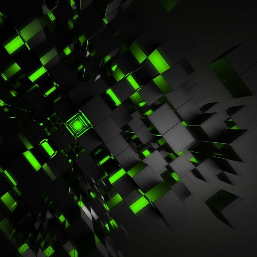 green background 3d