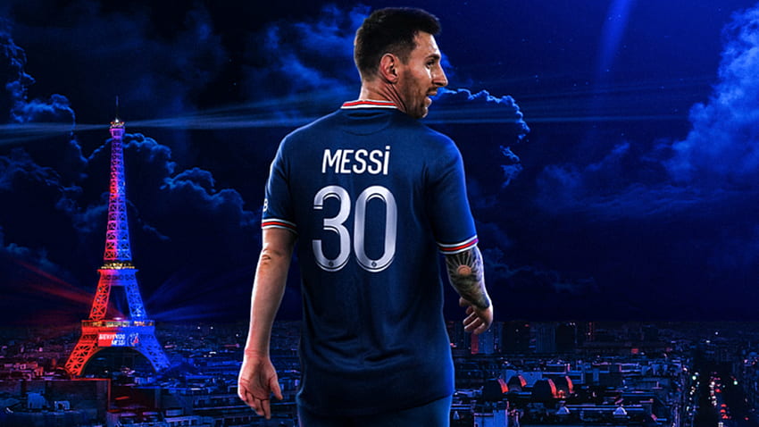 Paris Saint Germain F.C., Messi PSG HD wallpaper