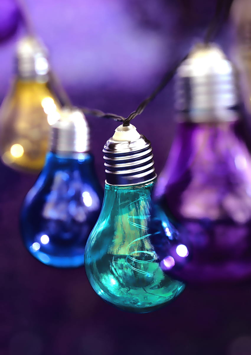 Garland, Decoration, Light Bulbs HD phone wallpaper | Pxfuel