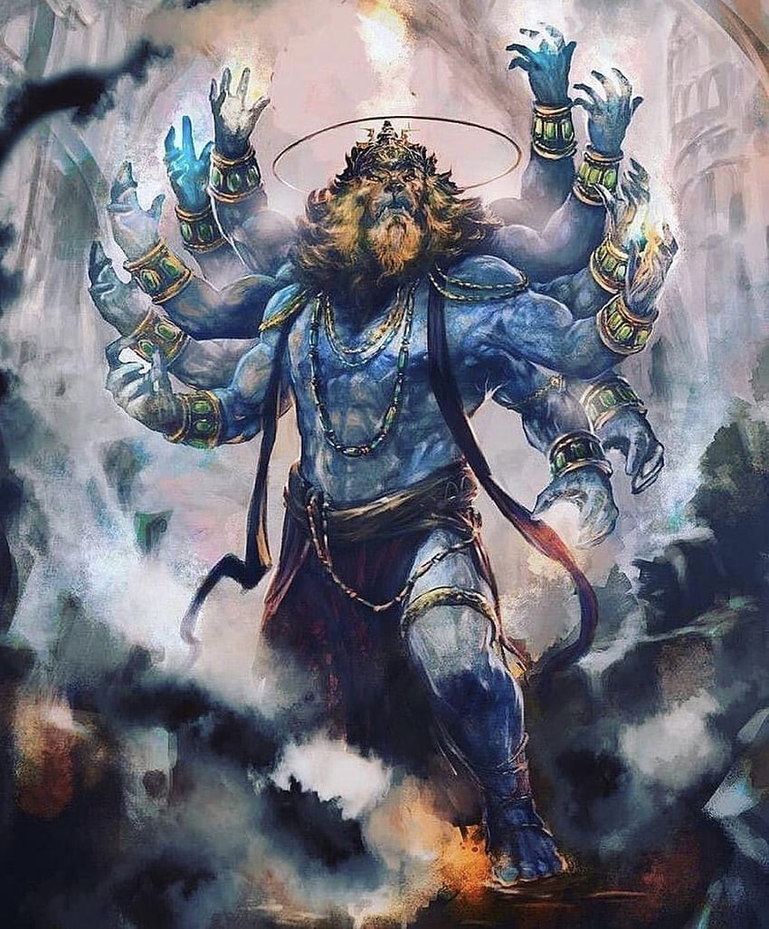 spiritual, Lord Narasimha HD phone wallpaper