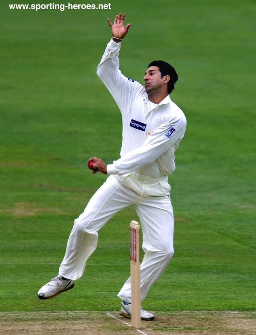 Wasim Akram - Pakistan. 414 wickets HD phone wallpaper