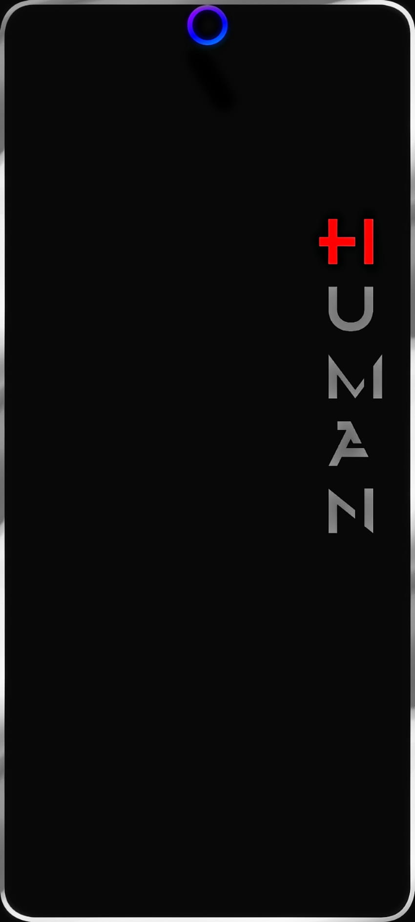 Perforation, monochrome, rouge, bleu électrique, 1+, noir, 1 plus, humain Fond d'écran de téléphone HD