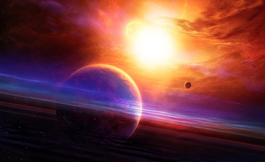 Alam Semesta, Bersinar, Cahaya, Nebula, Planet, Kabut Asap Wallpaper HD