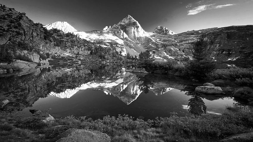 Norway, Landscape, Monochrome, Mountain /, Black and White Mountain HD  wallpaper | Pxfuel