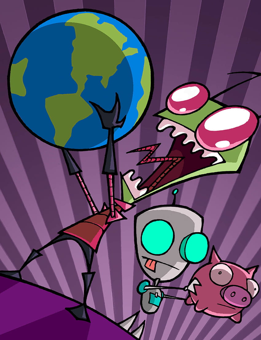Invader Zim - From the twisted mind of Jhonen Vasquez of Johnny, Famous Dex Invader Zim HD phone wallpaper