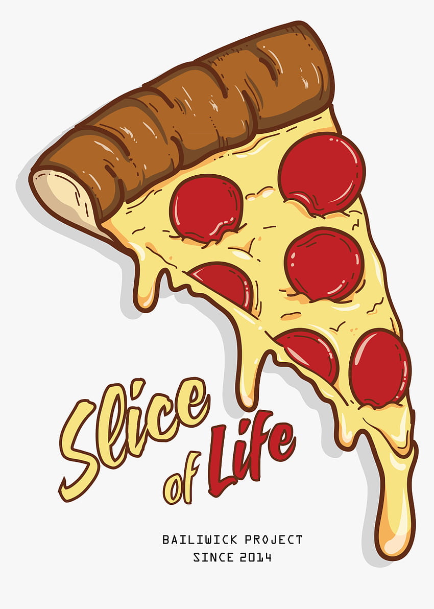 Food Tumblr - Slice Of Pizza Drawing - - HD phone wallpaper