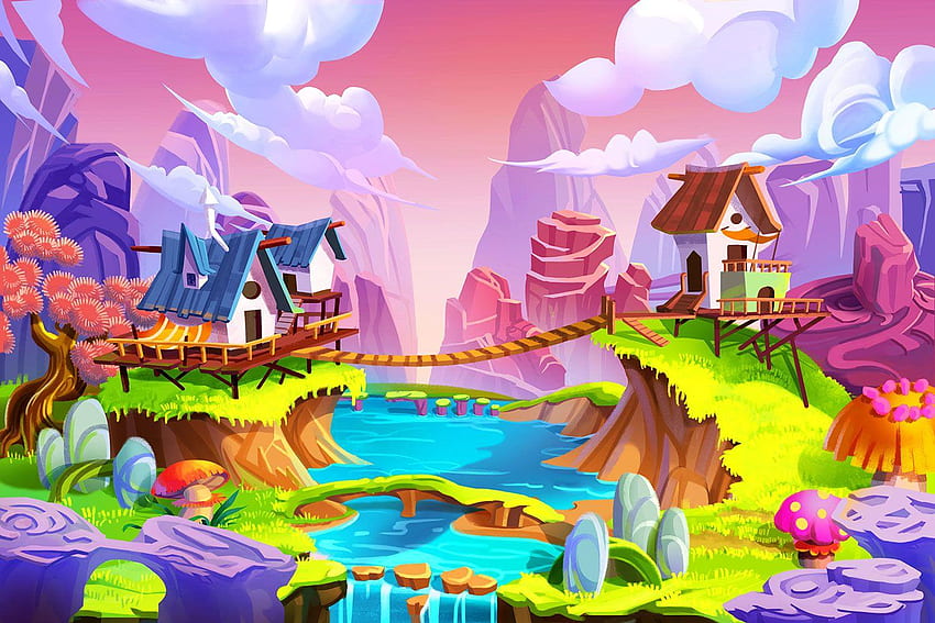 Candy Land, Pink Candyland HD wallpaper